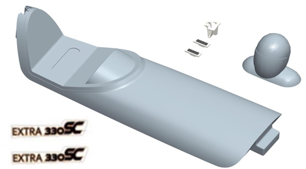 Multiplex Cabine med pilot Extra 330 SC