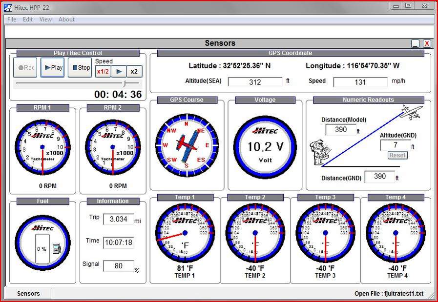 Hitec HTS-Navi USB Telemetri m - 3