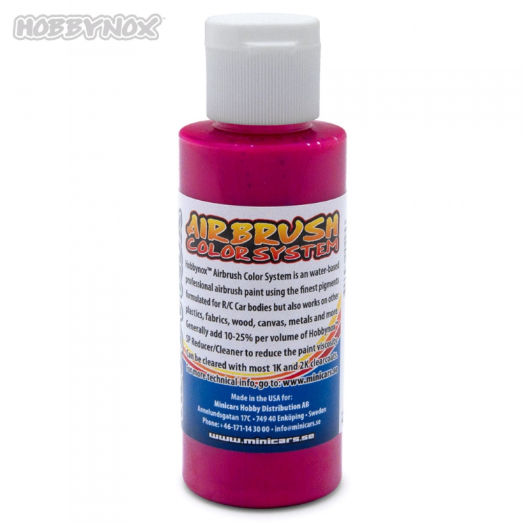 Hobbynox Airbrush Color Transparent Rosa 60ml - 5