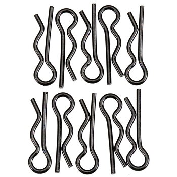 Axial AXA1059 Body Clip 6mm Black (10)