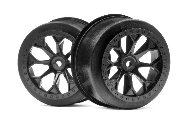 HPI HP116521 8-Shot Sc Wheel (Black/2Pcs)