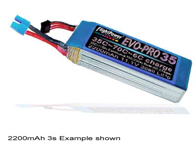 FLIGHTPOWER EVO-PRO 35 22.2V 3300mAh 6cell