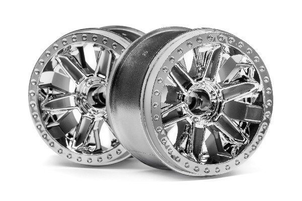 HPI HP116736 6-Shot St Wheel (Chrome/2Pcs)