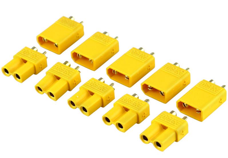 Gold connector  XT30  1 pair