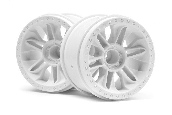 HPI HP116738 6-Shot St Wheel (White/2Pcs)