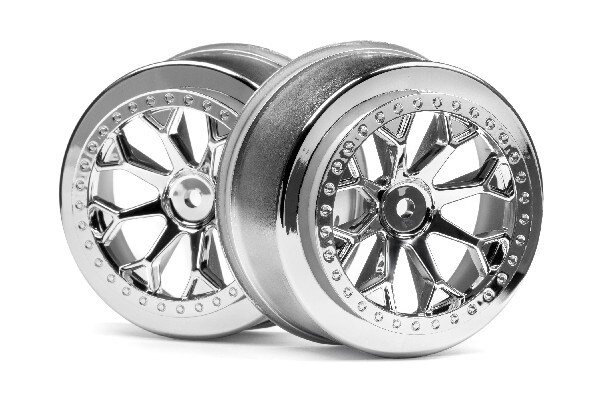 HPI HP116739 8-Shot Sc Wheel (Chrome/2Pcs)