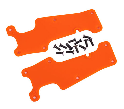Traxxas 9633T Bärarmsskydd Fram V+H Orange Sledge