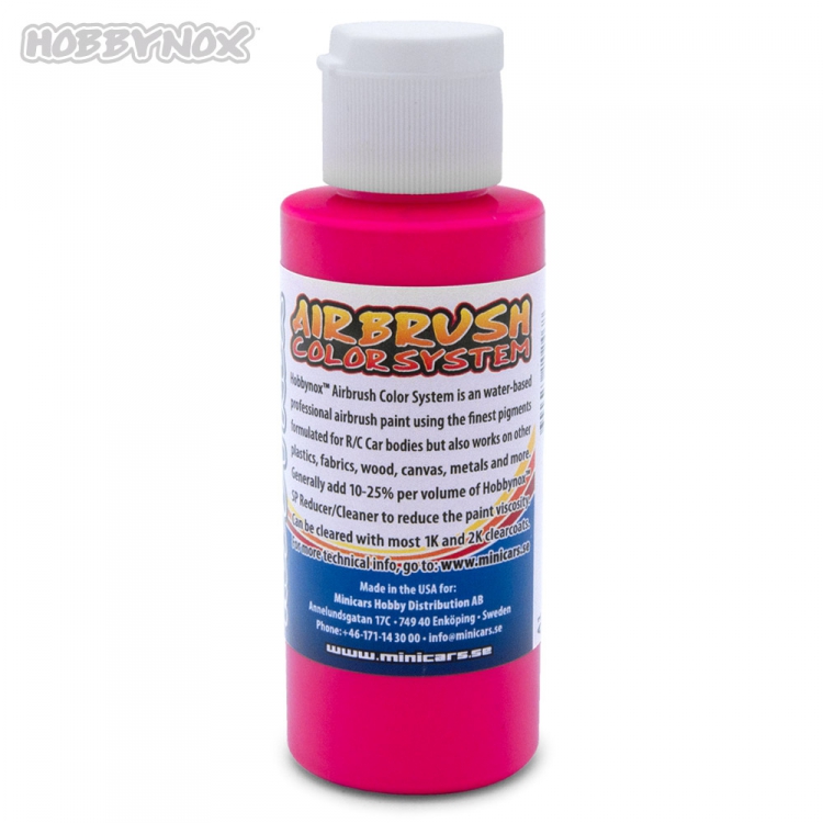 Hobbynox Airbrush Color Neon Rosa 60ml - 3
