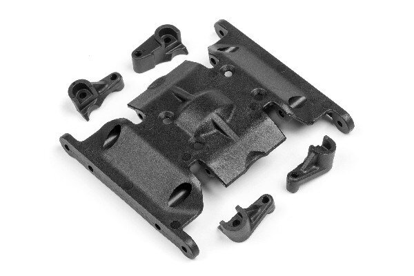 HPI HP116845 Center Skid Plate Set