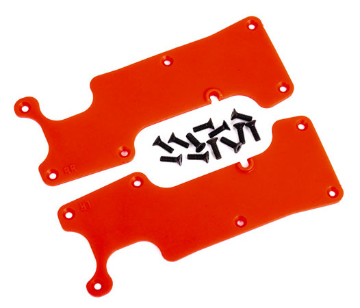Traxxas 9634R Bärarmsskydd Bak V+H Röd Sledge