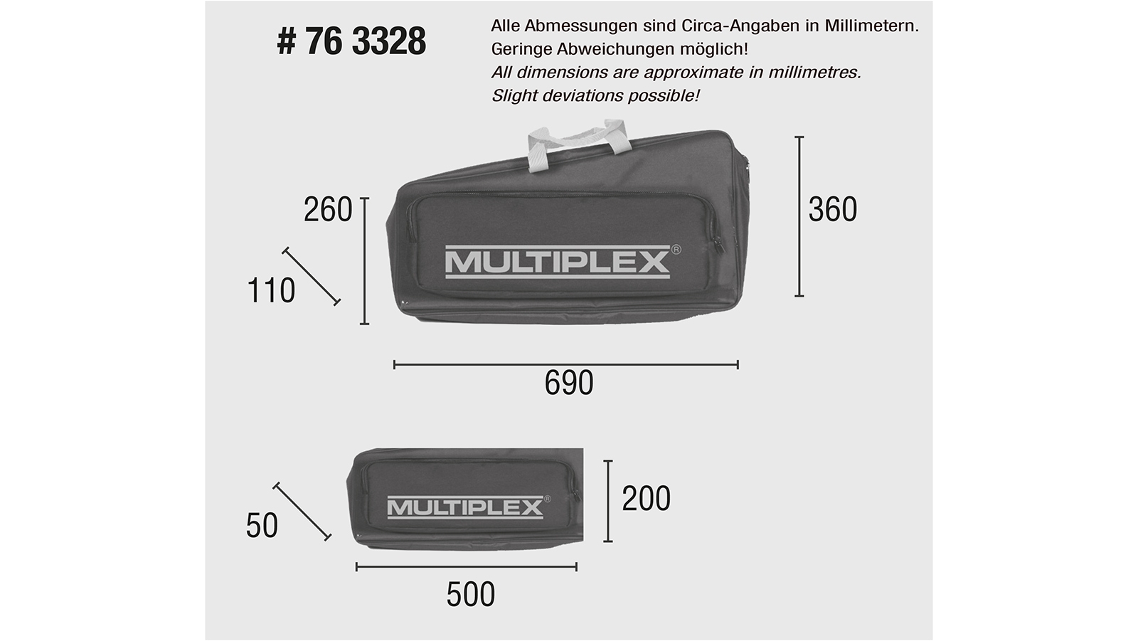 Multiplex Vingpåse EXTRA 330 SC - 3