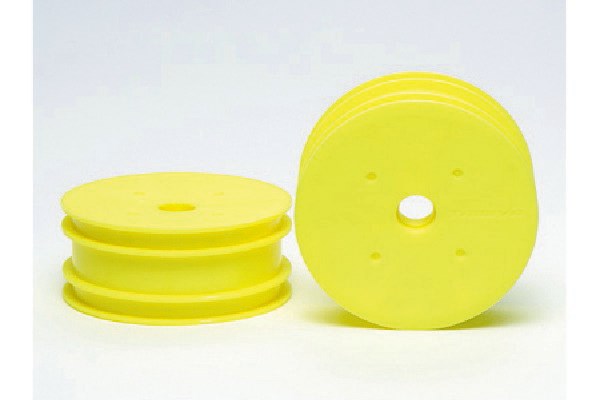TAMIYA 54285 DN-01 F dish wheels fluo Yellow