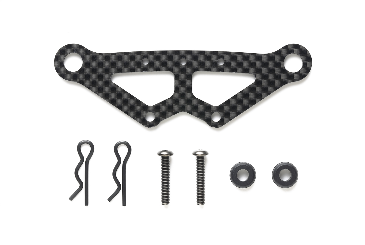 TAMIYA XV-02 Carbon Bumper Support 22073