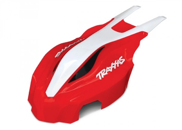Traxxas 7911 Kåpa främre Röd/Vit Aton