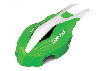 Canopy front Green/White Aton