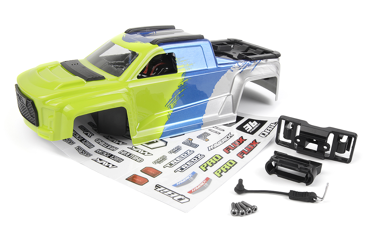 Maverick RC MV151023 Qbit MT Printed Body PC - Fluoro Green