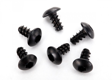 Traxxas 7944 Skruv 2,6x5mm Självgängande Kullrig Insex (6)