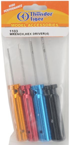 4 type screw driver- 1.5mm/ 2mm/ 2.5mm/ 3mm