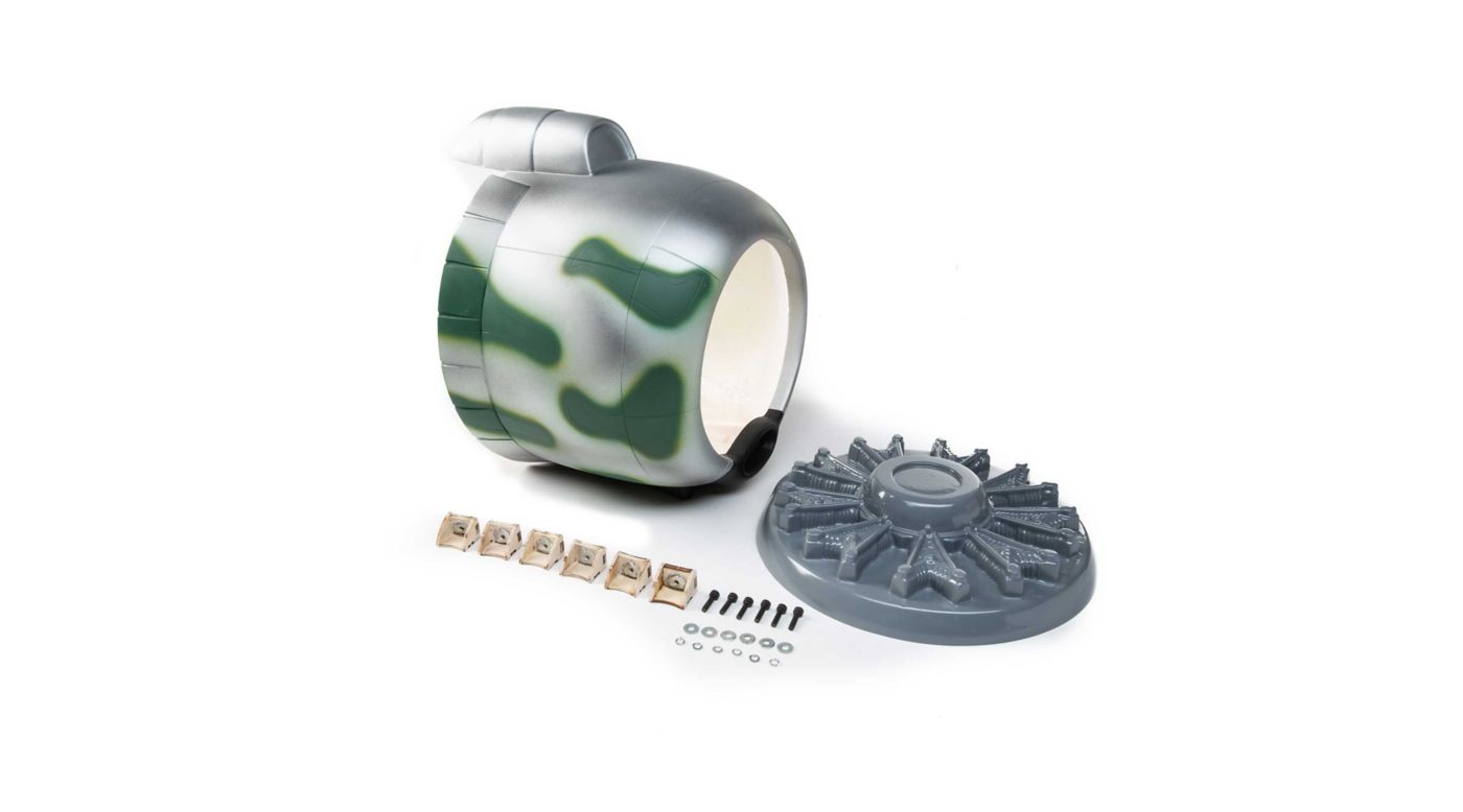 Hangar 9 Cowling&Dummy Engine: Ki-43 60cc