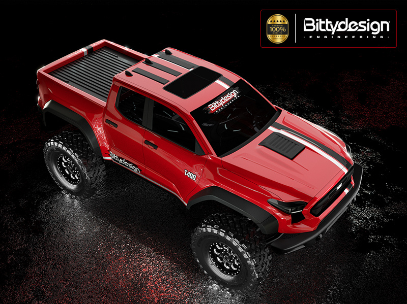 BITTYDESIGN T-400 1/18 Kaross Traxxas TRX-4M (Omålad/Klippt)