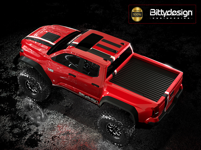 BITTYDESIGN T-400 1/18 Kaross Traxxas TRX-4M (Omålad/Klippt) - 2