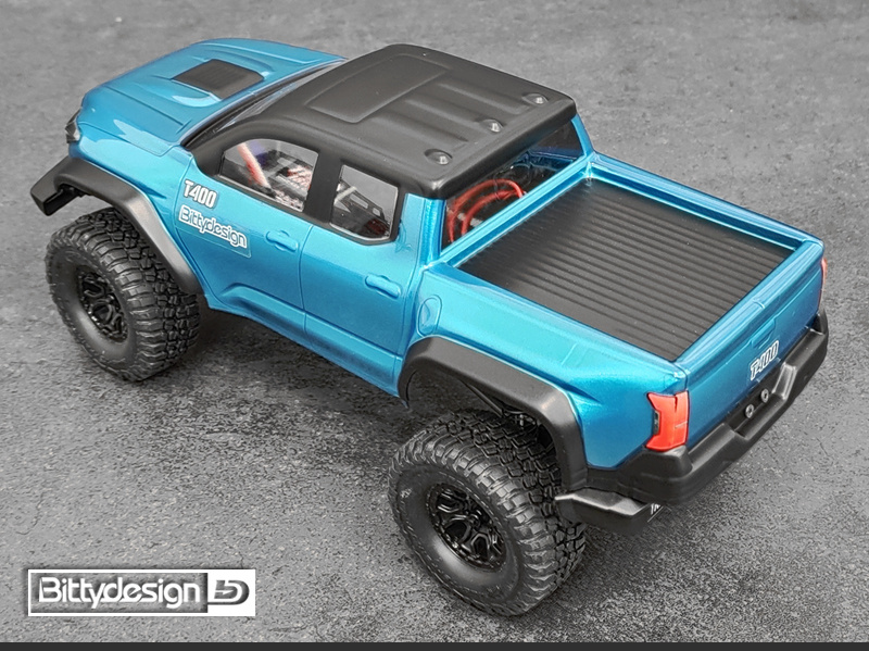 BITTYDESIGN T-400 1/18 Kaross Traxxas TRX-4M (Omålad/Klippt) - 6
