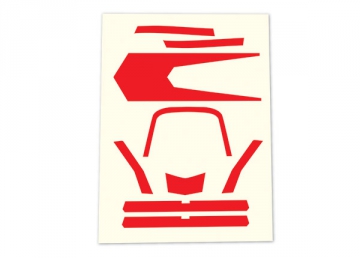 Decals Red "High-Visibility" Aton