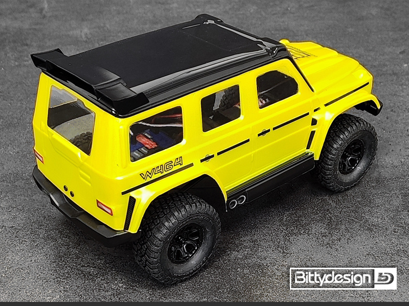BITTYDESIGN W464 1/18 Kaross Traxxas TRX-4M (Omålad/Klippt) - 5
