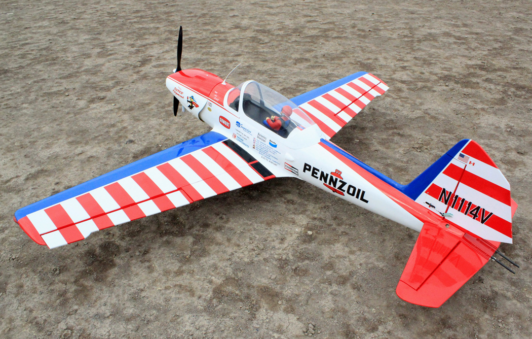 Seagull Super Chipmunk Giant 1/4 Scale Pennzoil 2514mm 60-76cc ARF - 6