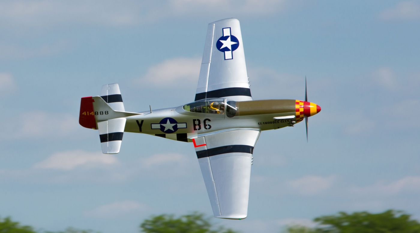 Hangar 9 P-51D Mustang 60cc ARF - 3