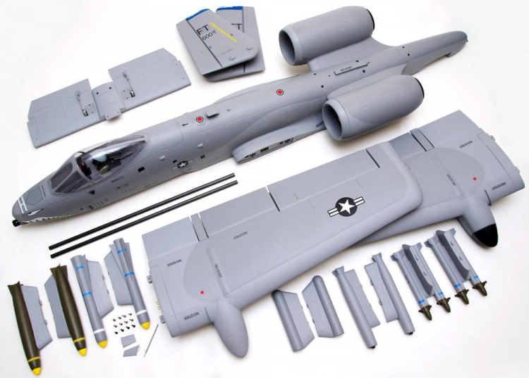 A-10 Thunderbolt II with two 70mm Ducted Fans PNP - 2