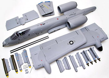 FMS 094P A-10 Thunderbolt II med dubbla 70mm fläktar PNP