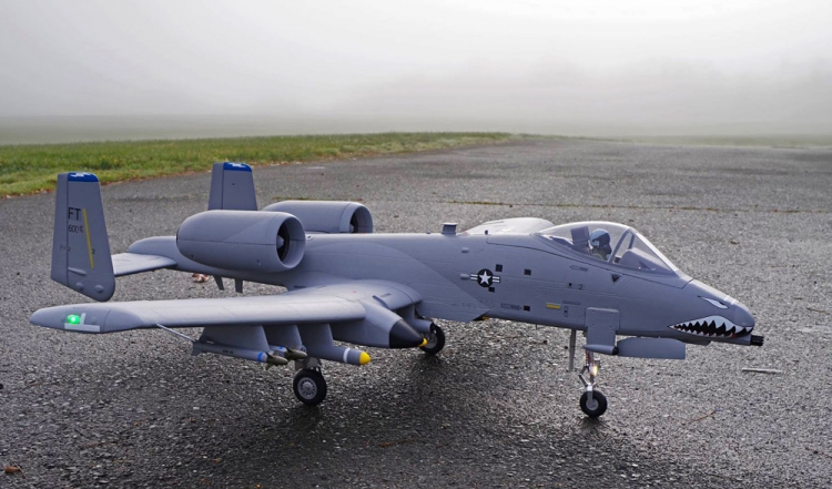 A-10 Thunderbolt II with two 70mm Ducted Fans PNP - 10