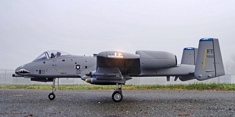 A-10 Thunderbolt II with two 70mm Ducted Fans PNP - 19
