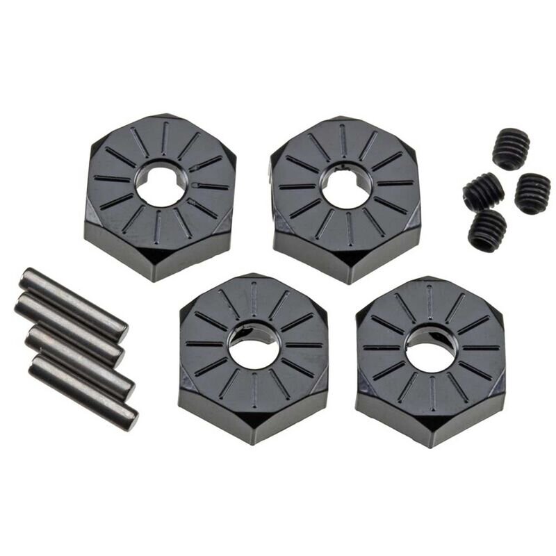 Axial AX30427 Aluminum Hub Narrow 12mm Black (4)