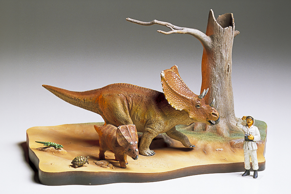 Tamiya 60101 1/35 Chasmosaurus Diorama