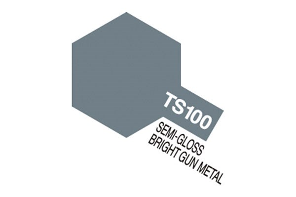 TAMIYA 85100 TS-100 SG Bright Gun Metal - 2