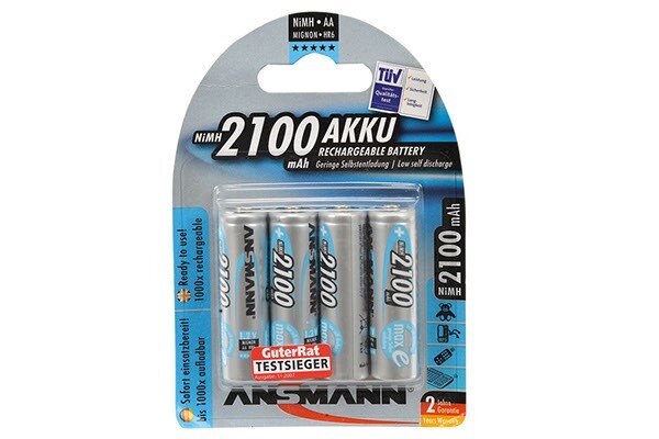 CARSON 500609042 Rech.Bat. Set Mignon/AA 1,2V2100mAh (4)
