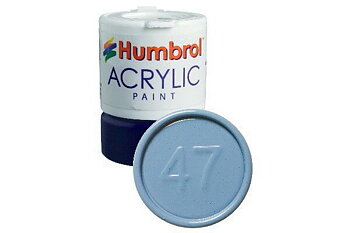Humbrol 47 Acrylic Sea Blue 12ml - Blank
