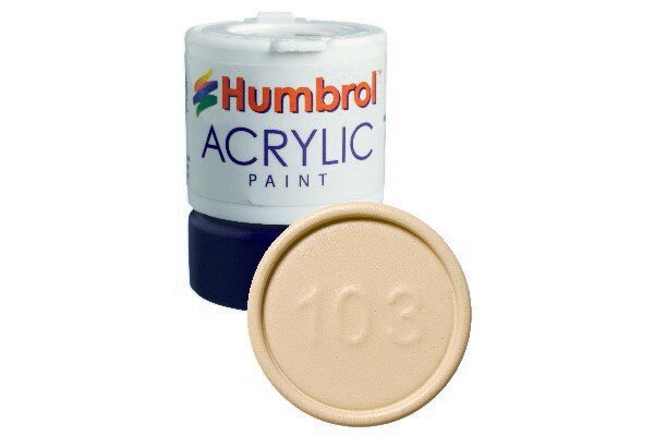 Humbrol 103 Acrylic Cream 12ml - Matt