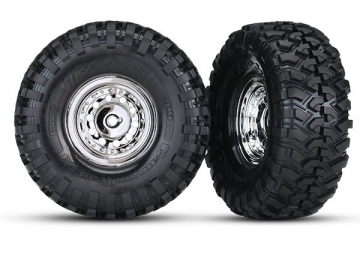 Tires & Wheels Canyon Trail/Chrome 1.9" SC (for 8255A Axle)