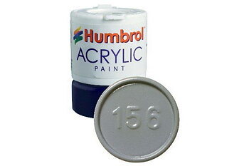 Humbrol 156 Acrylic Dark Camouflage Grey 12ml - Satin