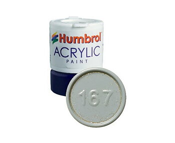 Humbrol 167 Acrylic RAF Barley Grey 12ml - Satin