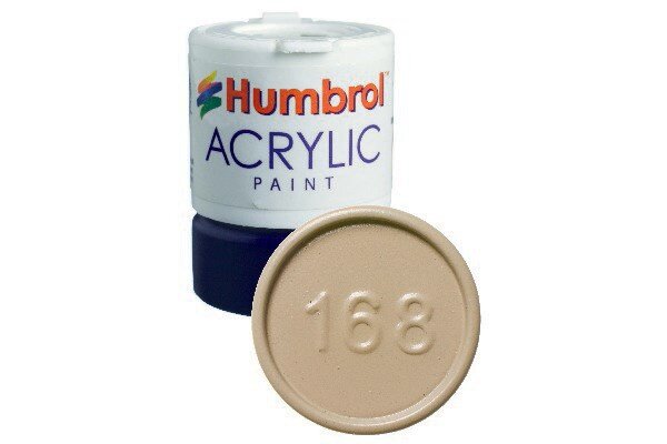 HUMBROL 168 Acrylic maling Hemp 12ml - Mat-no replacement