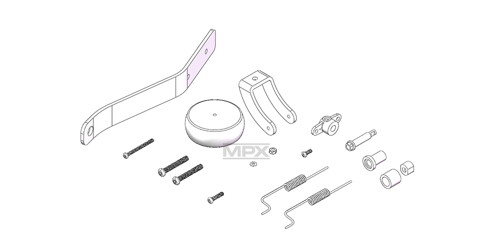 Multiplex FunCub XL Tailhjul set