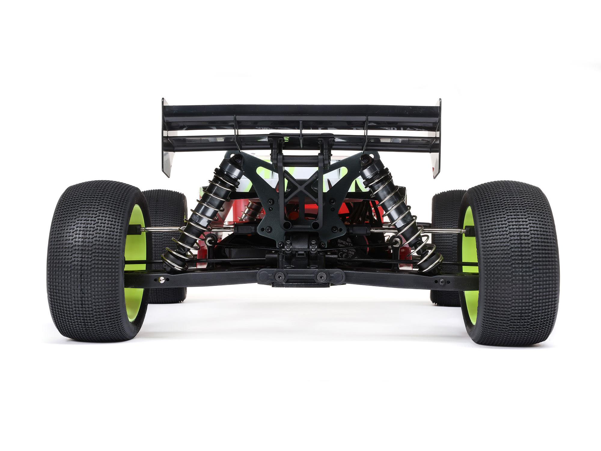 Losi 1/8 8IGHT-XTE 4S 4X4 RTR Brushless Race Truggy, Clear - 6