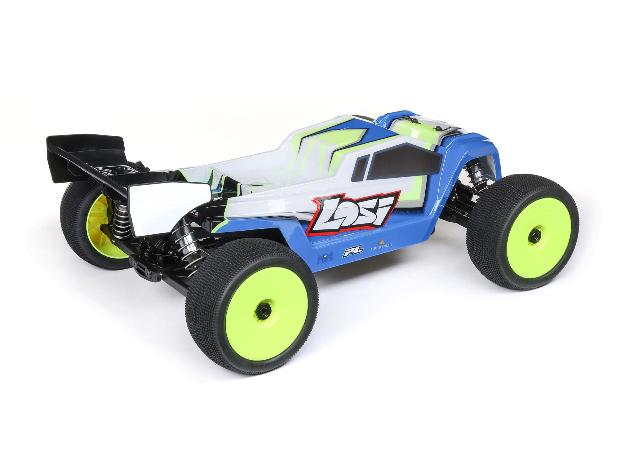 Losi 1/8 8IGHT-XTE 4S 4X4 RTR Brushless Race Truggy, Clear - 9