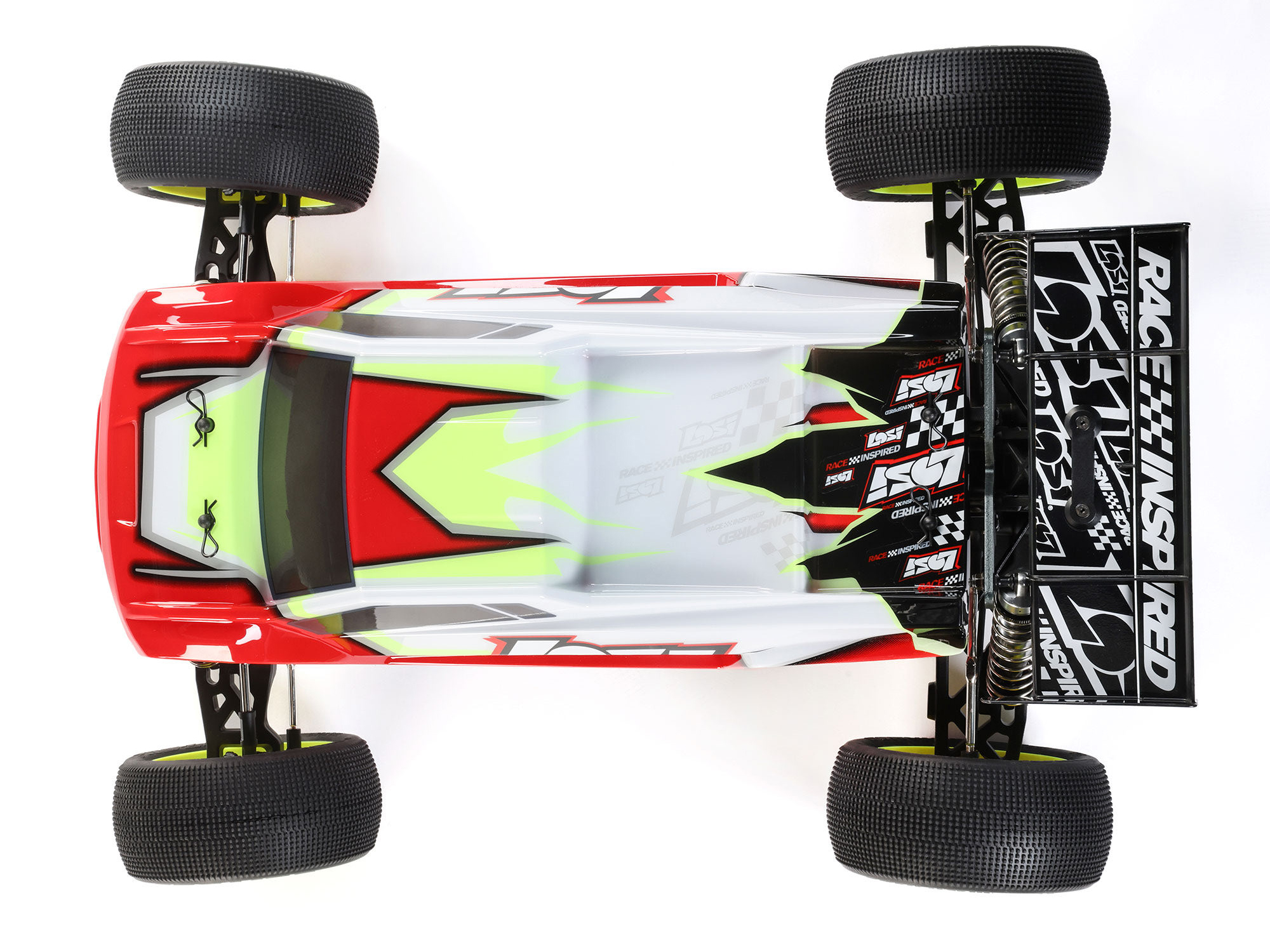 Losi 1/8 8IGHT-XTE 4S 4X4 RTR Brushless Race Truggy, Clear - 7