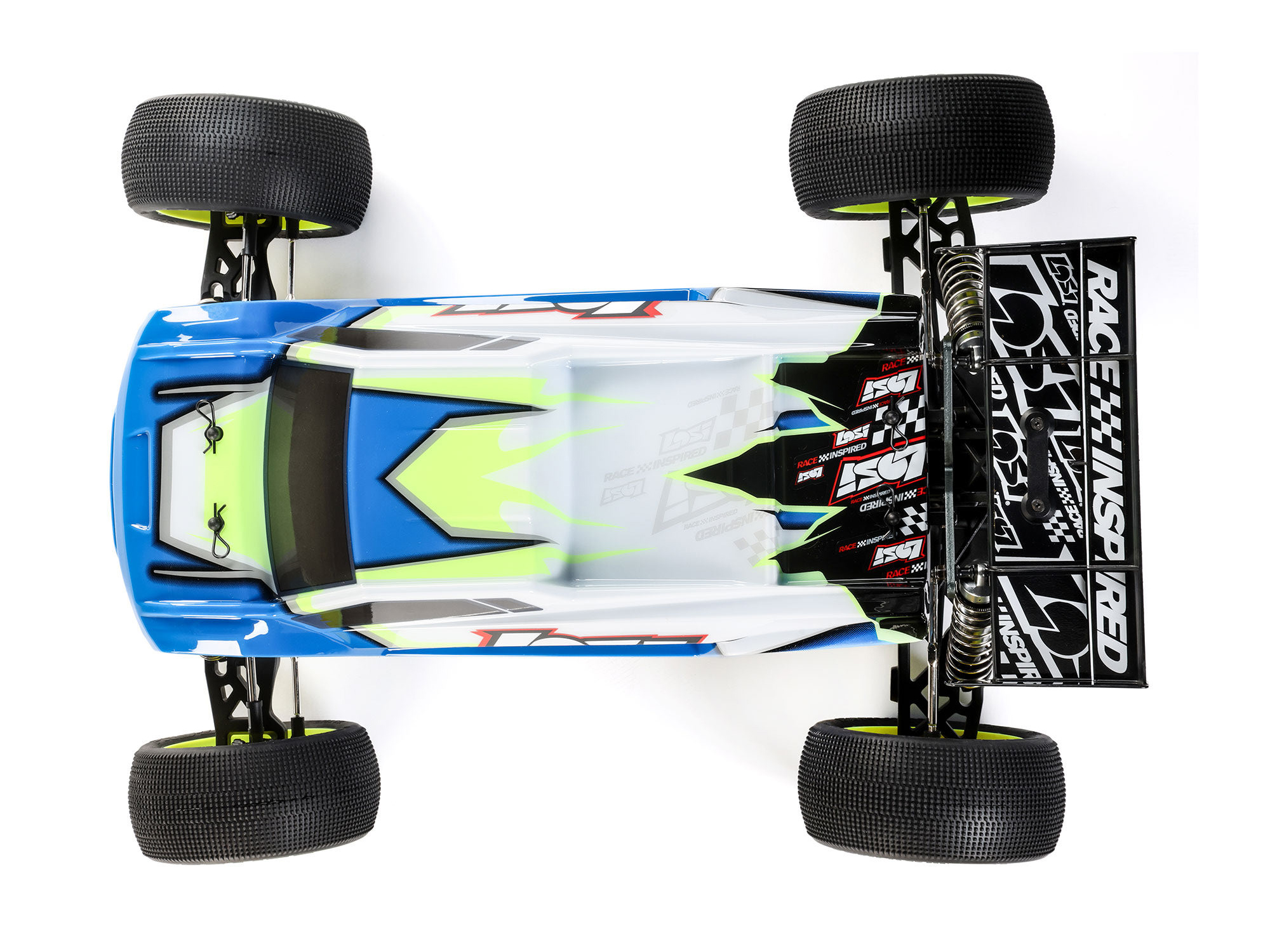 Losi 1/8 8IGHT-XTE 4S 4X4 RTR Brushless Race Truggy, Clear - 11