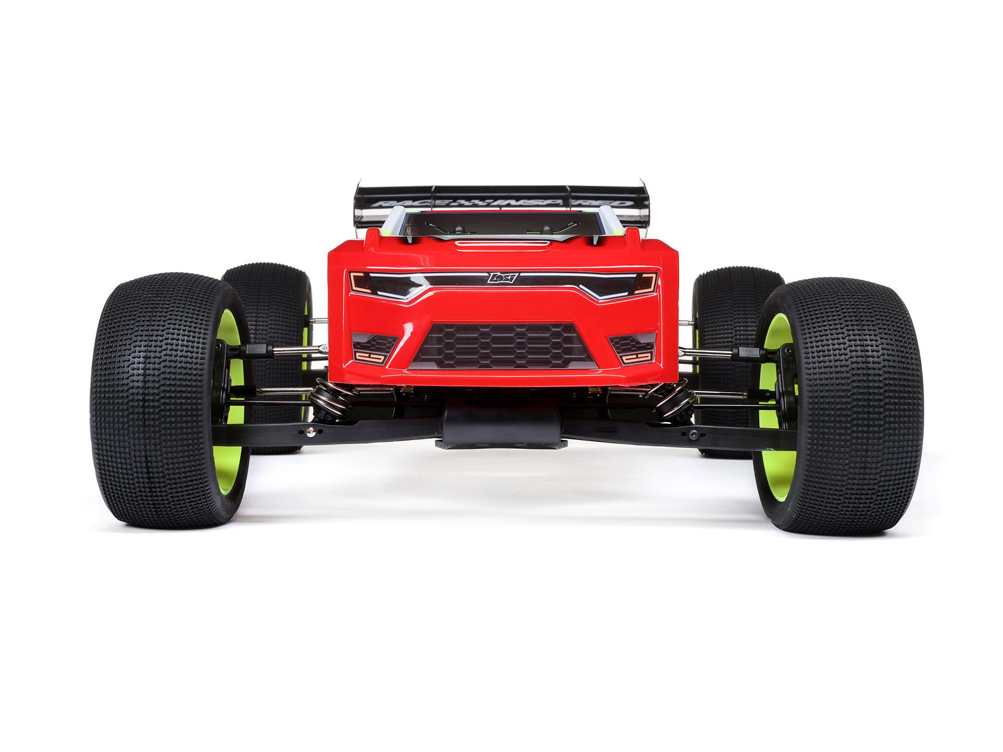 Losi 1/8 8IGHT-XTE 4S 4X4 RTR Brushless Race Truggy, Clear - 4